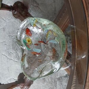 Colorful Art Glass Bowl- Vintage